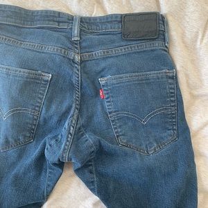 Levi’s medium wash straight leg